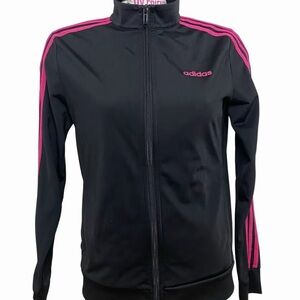 Adidas Women's Sweater with Pink Stripes
